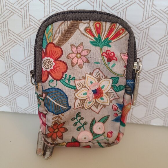LESPORTSAC Mini Bag Wallet Phone Bag Floral EUC - NO STRAP - Picture 3 of 7